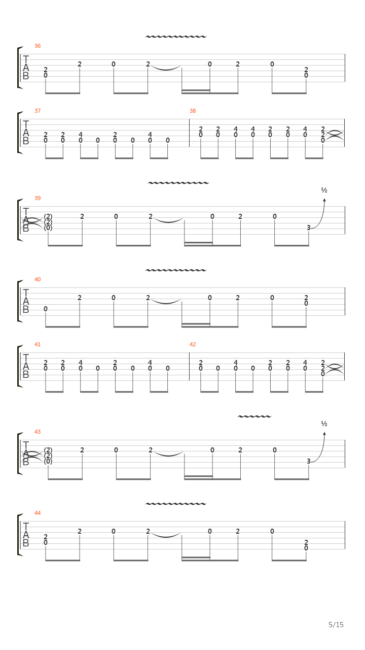 Crossroads吉他谱