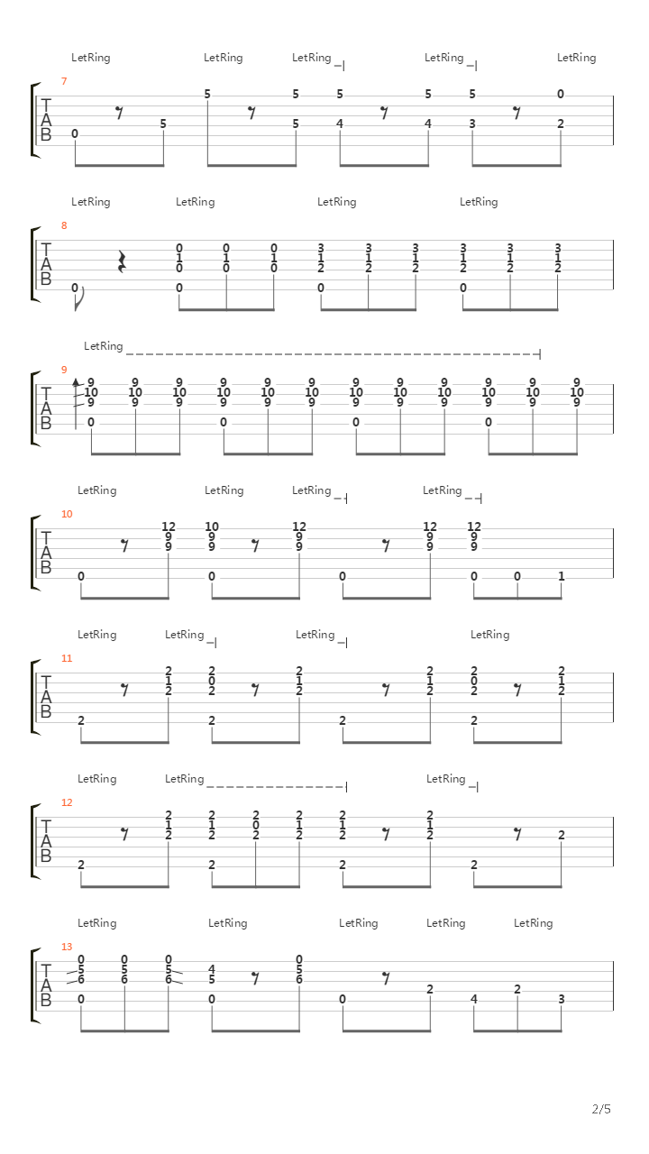 Key To The Highway吉他谱