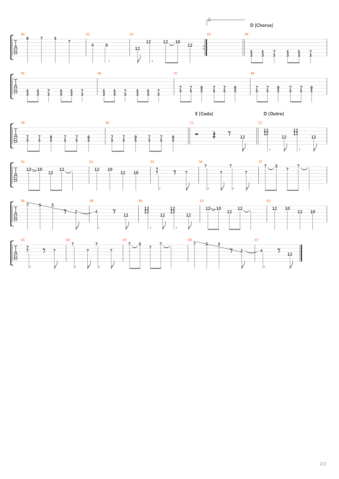 Tulsa Time吉他谱