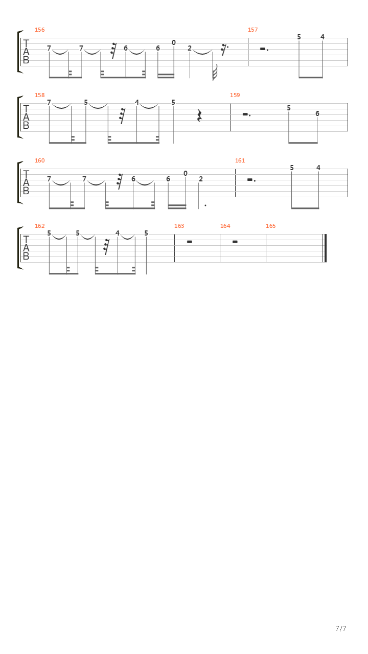 2000 Man吉他谱