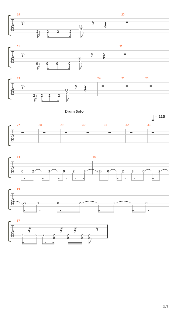 Carr Jam 1981吉他谱