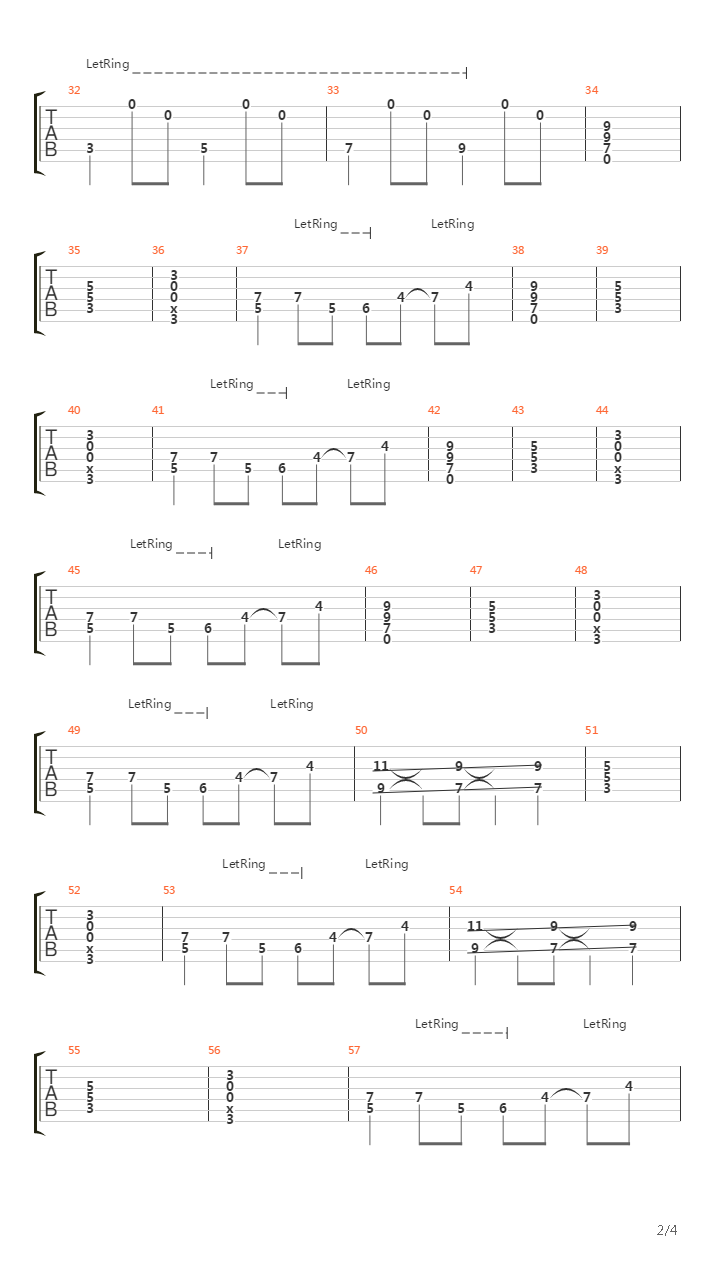 Journey Of 1000 Years吉他谱