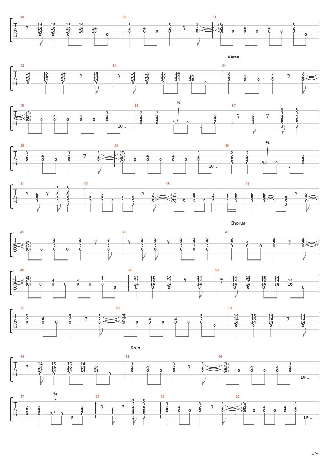 Mainline吉他谱