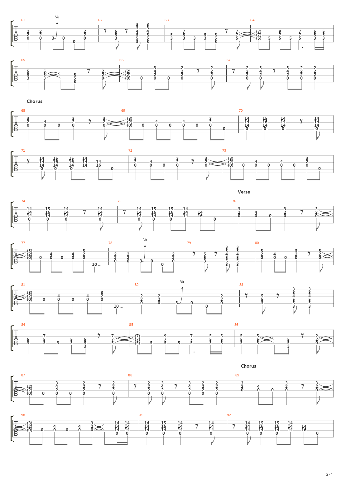 Mainline吉他谱