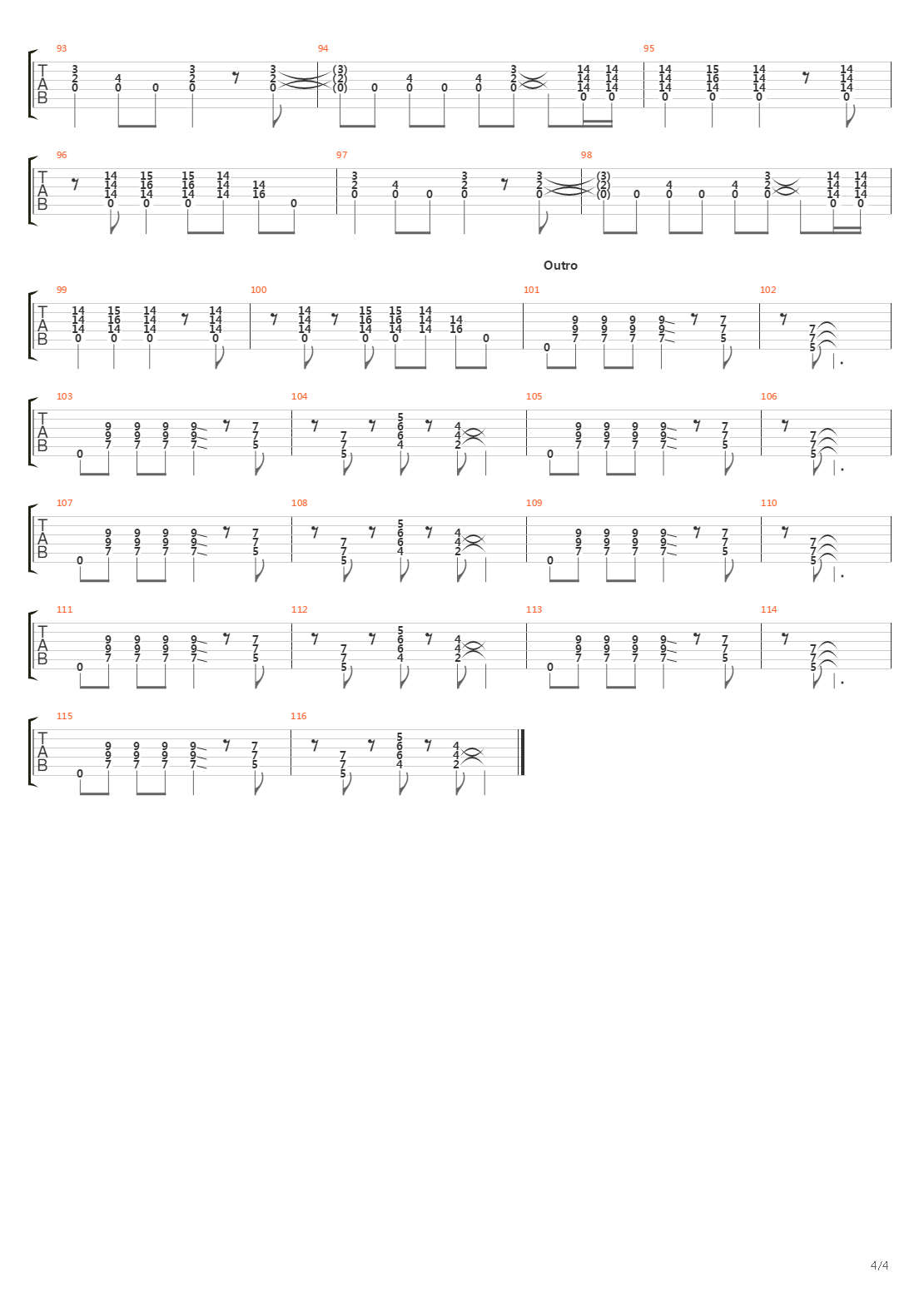 Mainline吉他谱