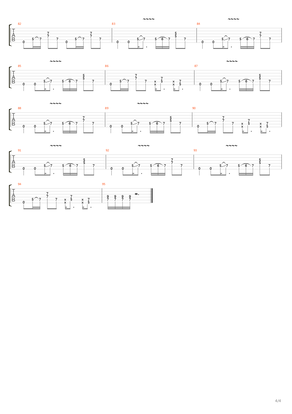 Modern Day Delilah吉他谱