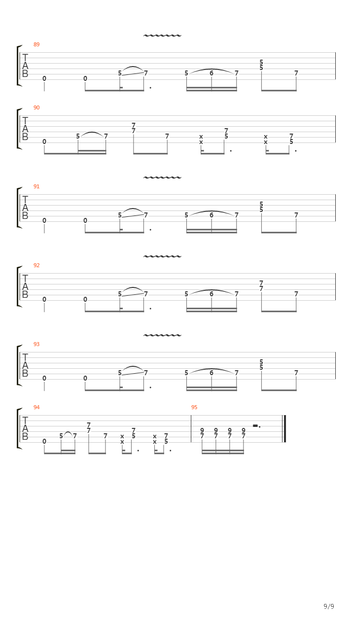 Modern Day Delilah吉他谱