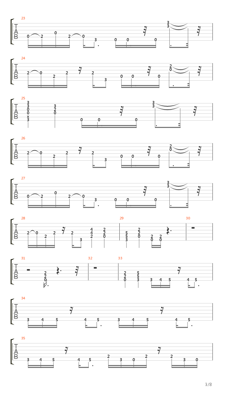 Spit吉他谱