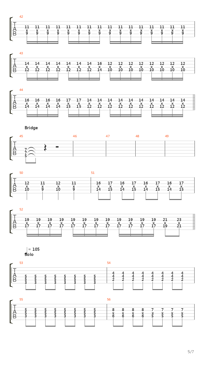 Dead吉他谱