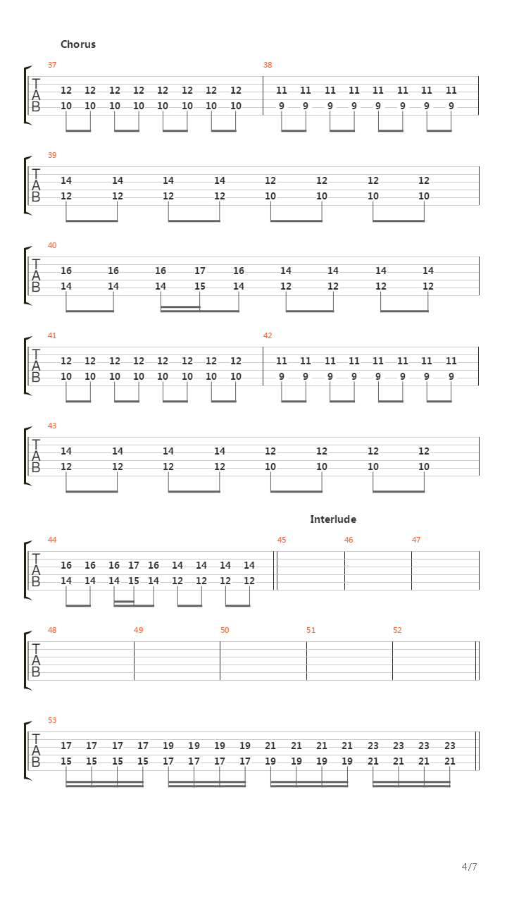 Dead吉他谱