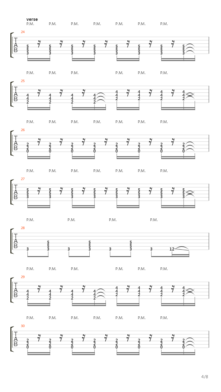 Dead吉他谱