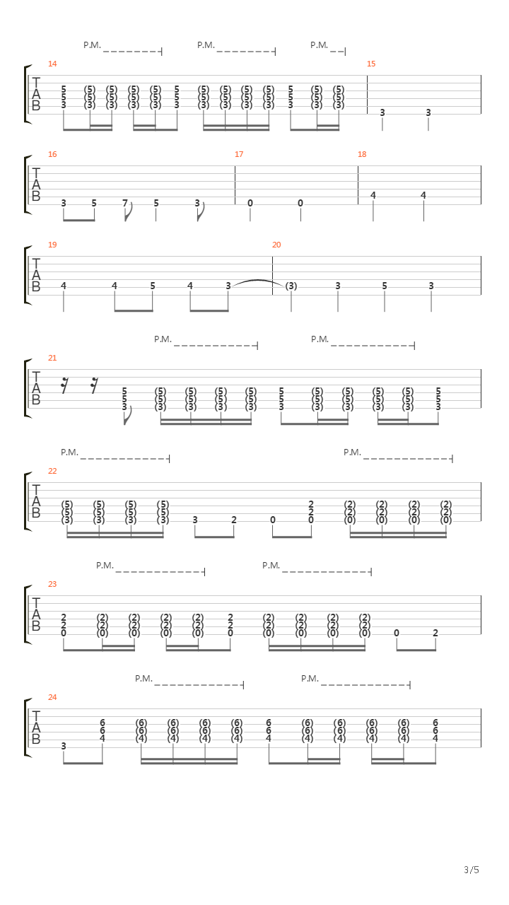 End吉他谱