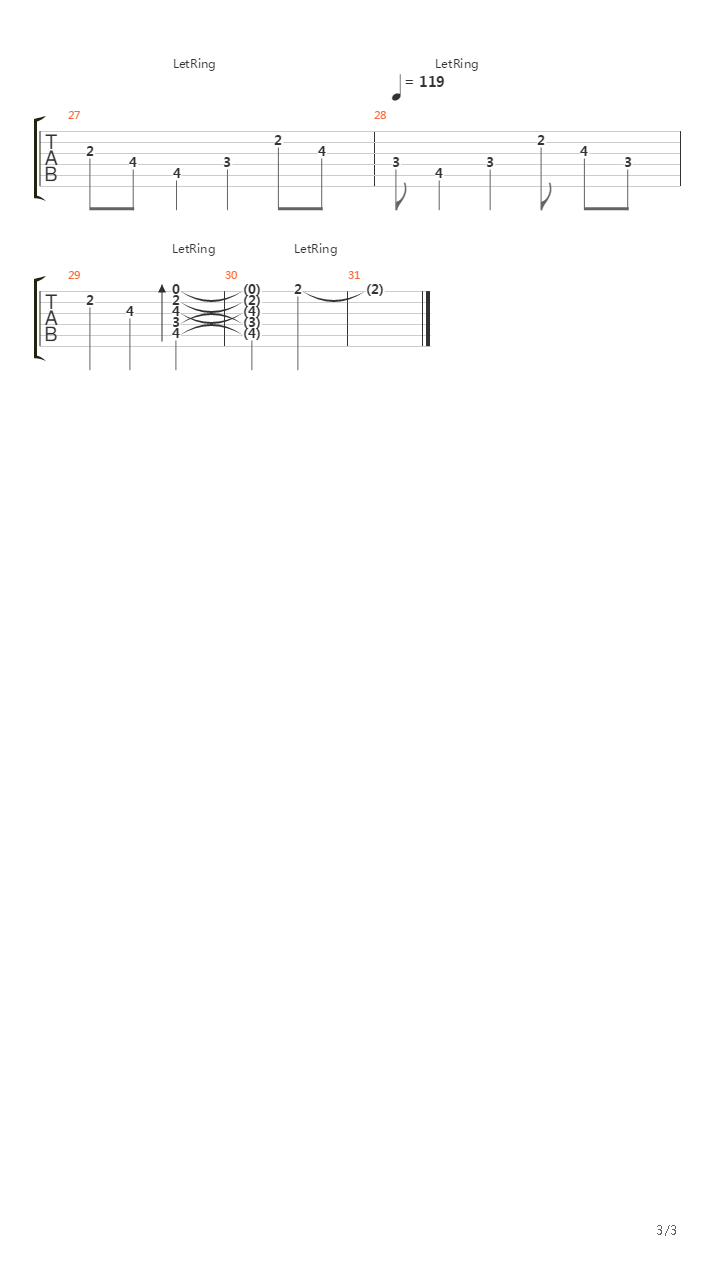 Interlude吉他谱