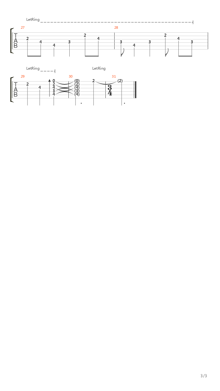 Interlude吉他谱