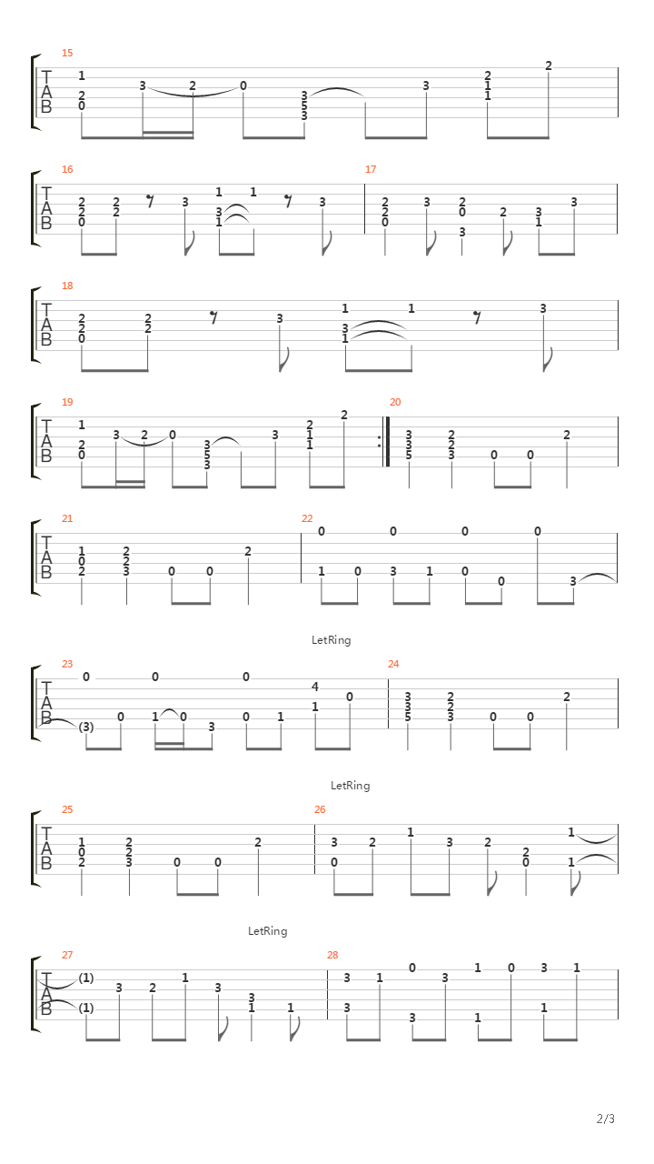 最终幻想6 - 战斗(Battle theme)吉他谱