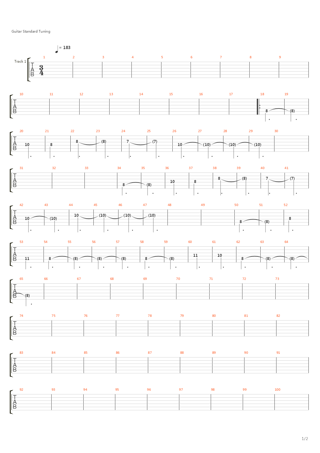 最终幻想7 - 完全なるジェノヴァ(Jenova Complete)吉他谱