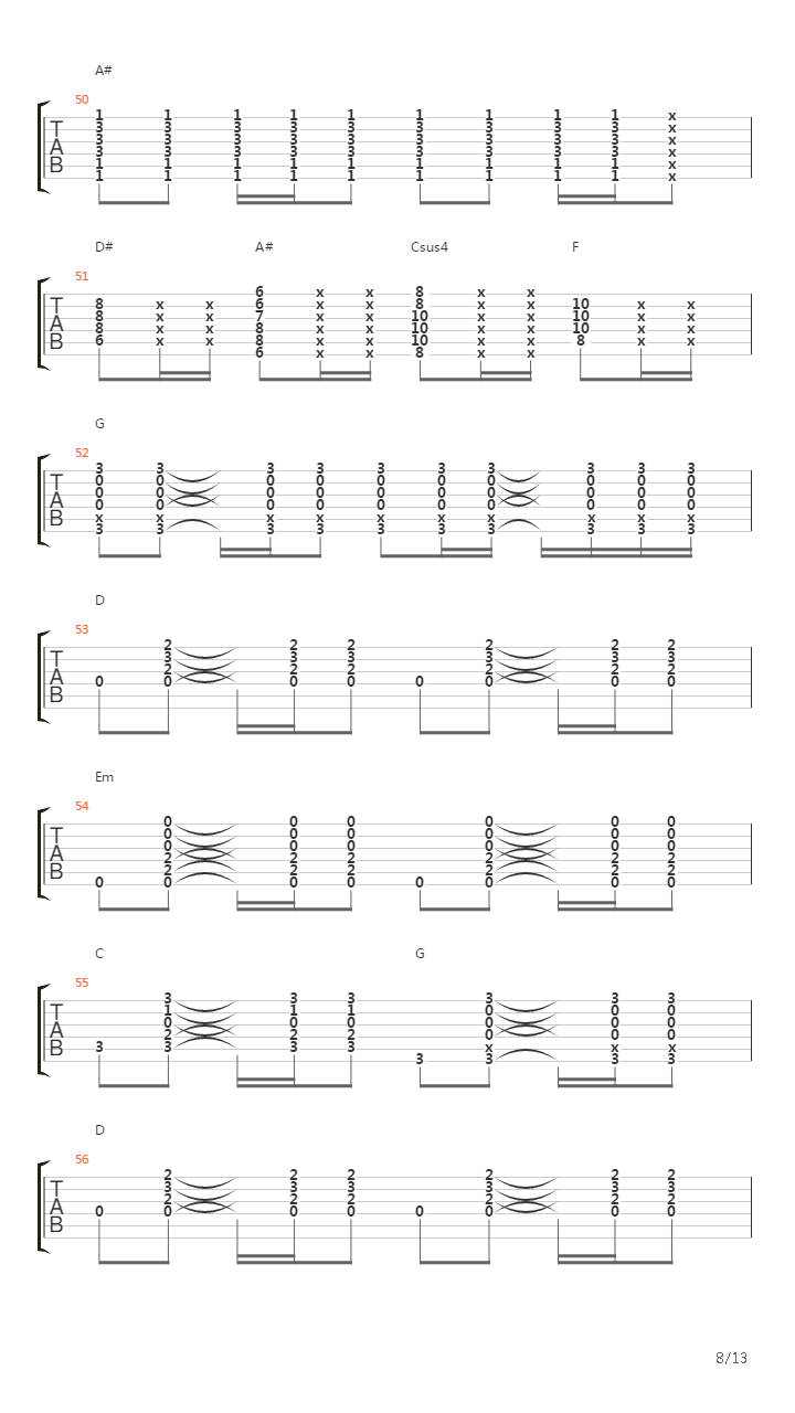 39吉他谱