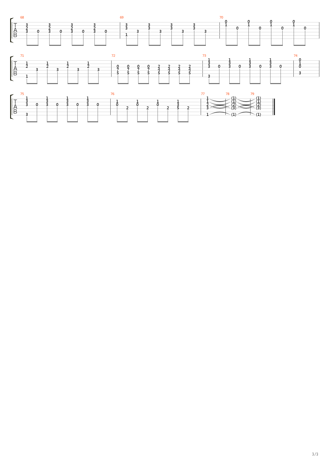 Another World吉他谱