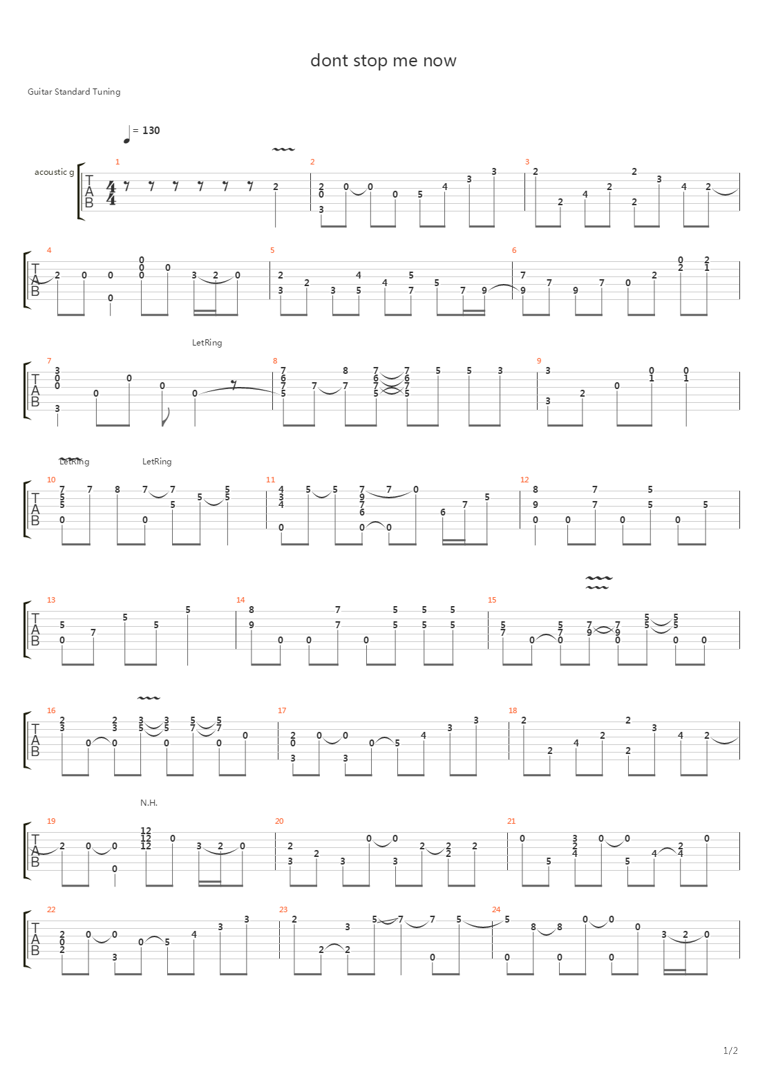 Dont Stop Me Now吉他谱