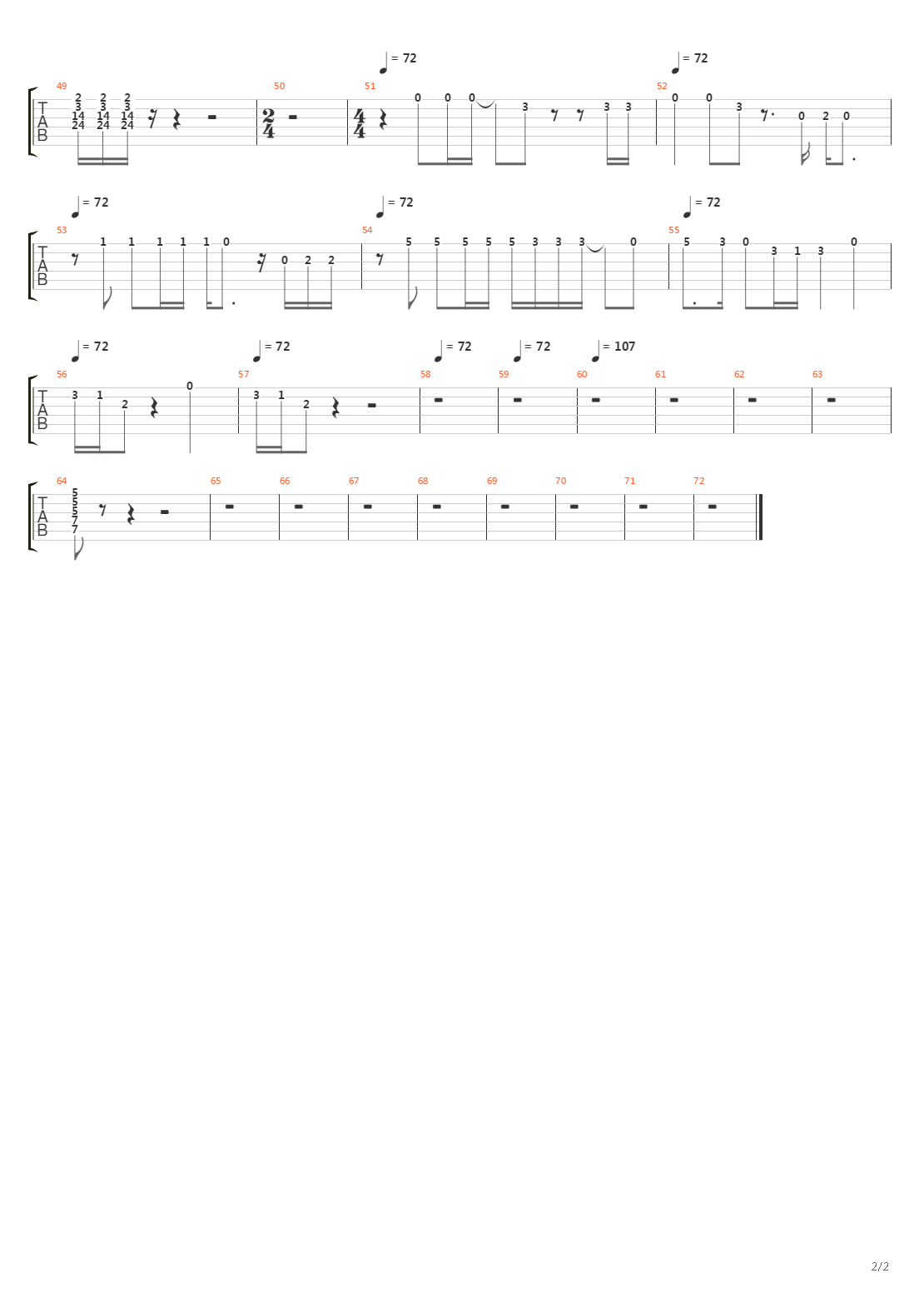 Flash吉他谱