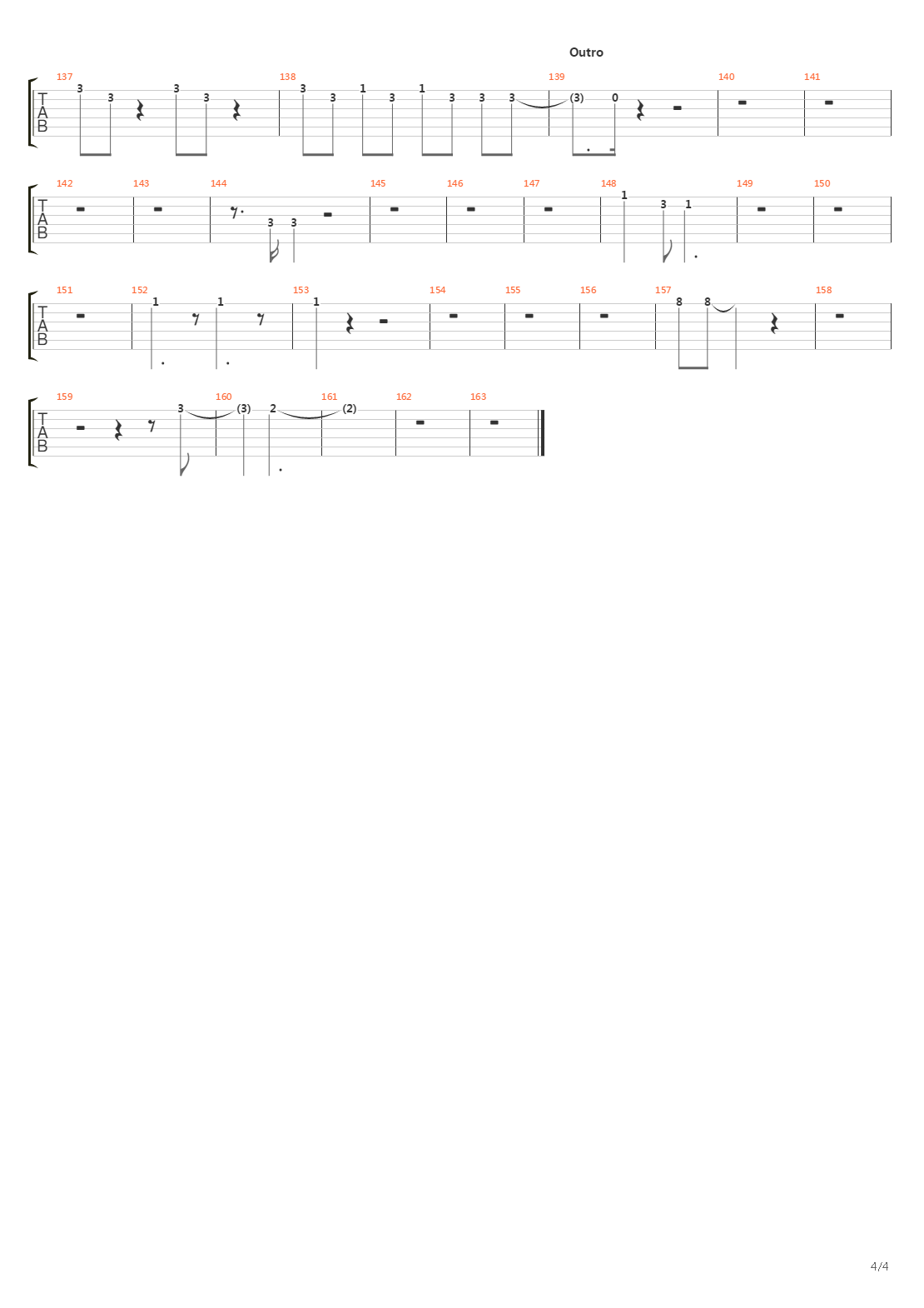 Headlong吉他谱