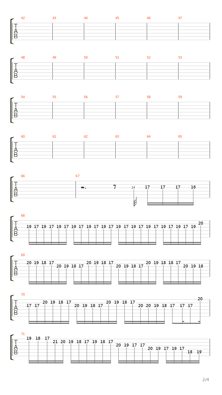 Invisible Man吉他谱