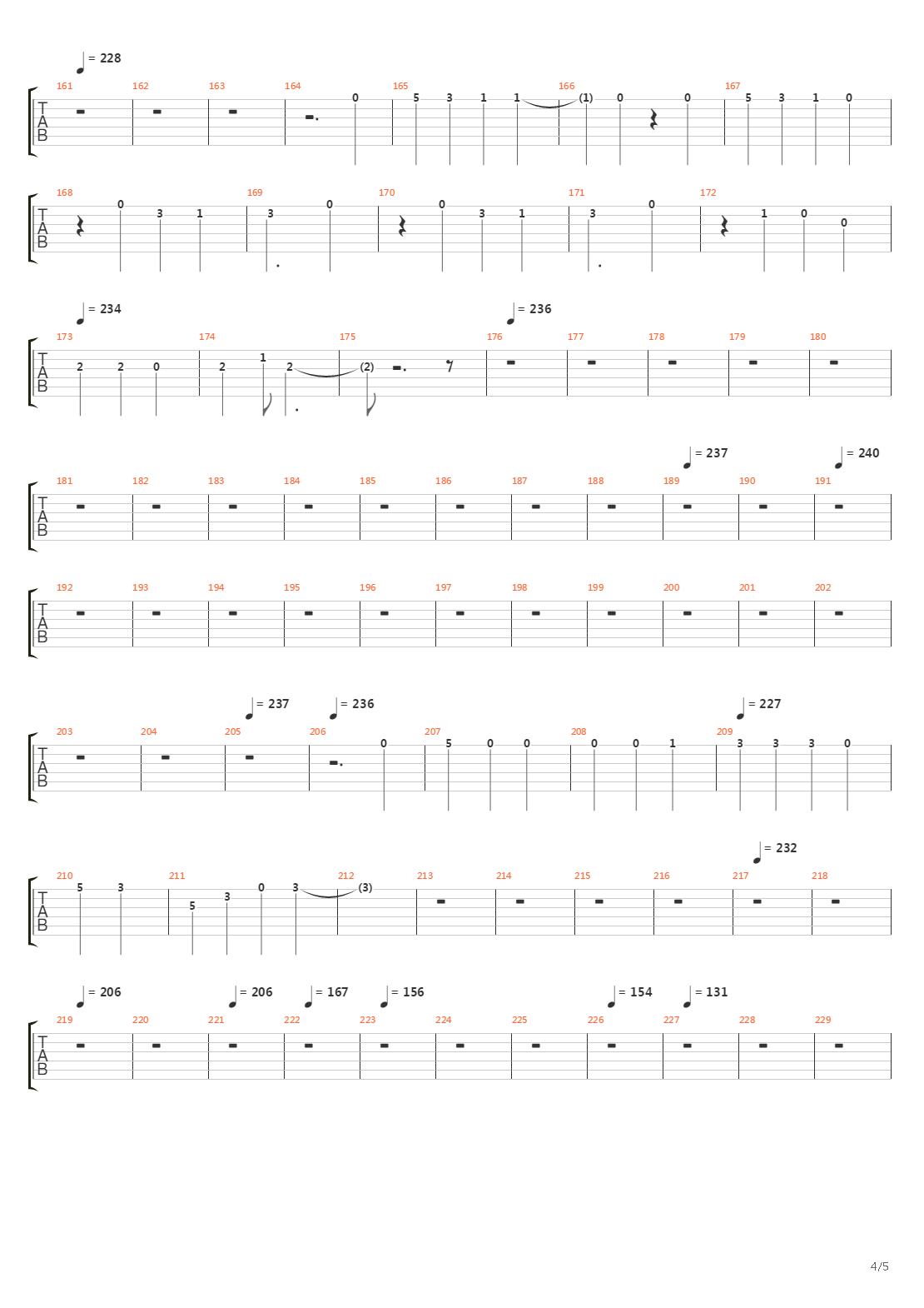 The March Of The Black Queen吉他谱