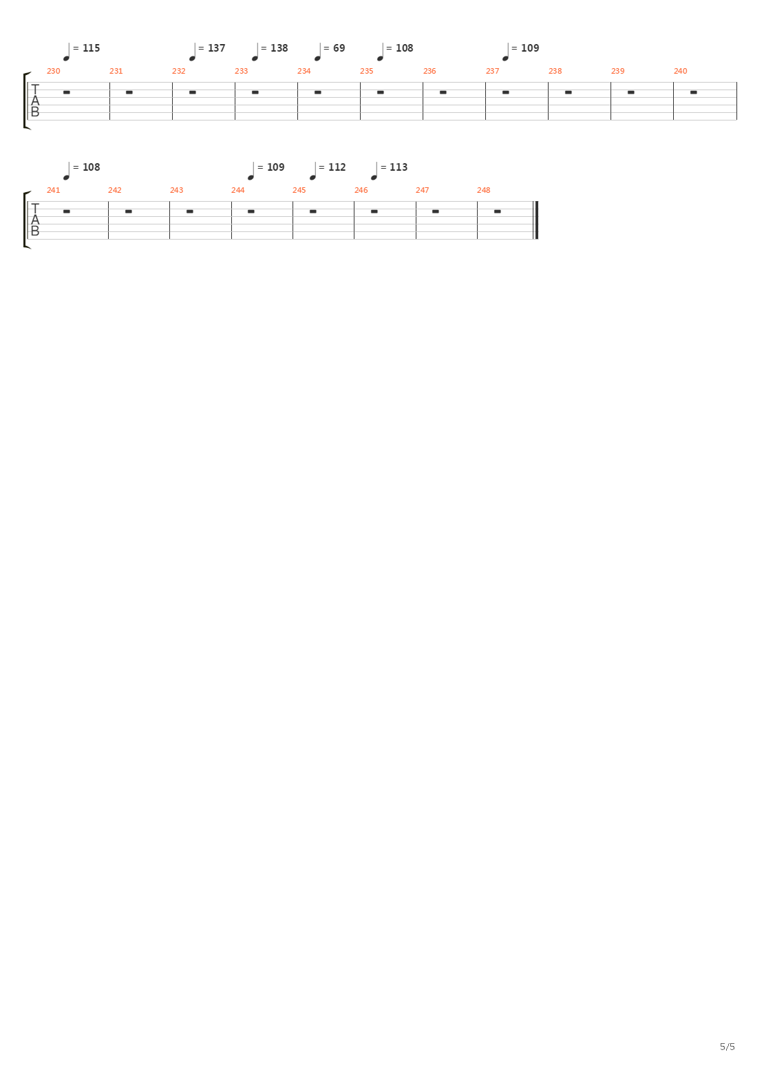 The March Of The Black Queen吉他谱