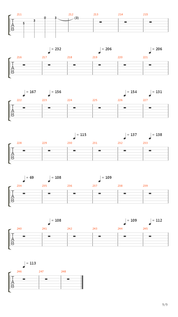 The March Of The Black Queen吉他谱