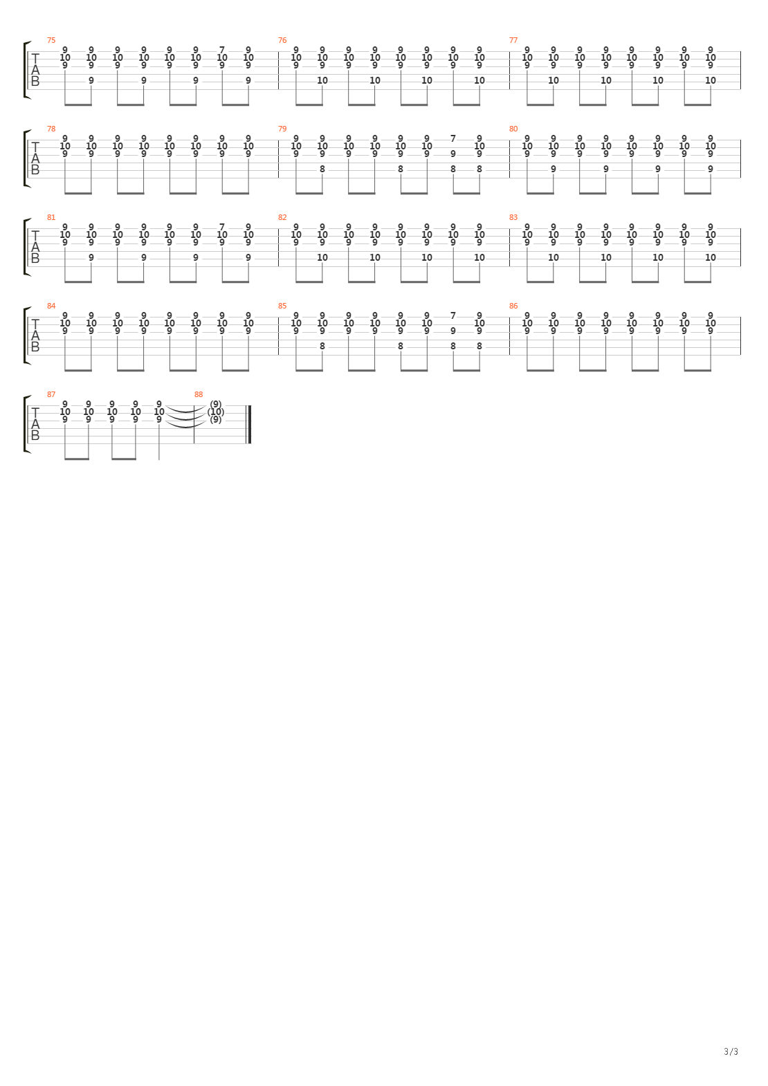 Fine Line吉他谱