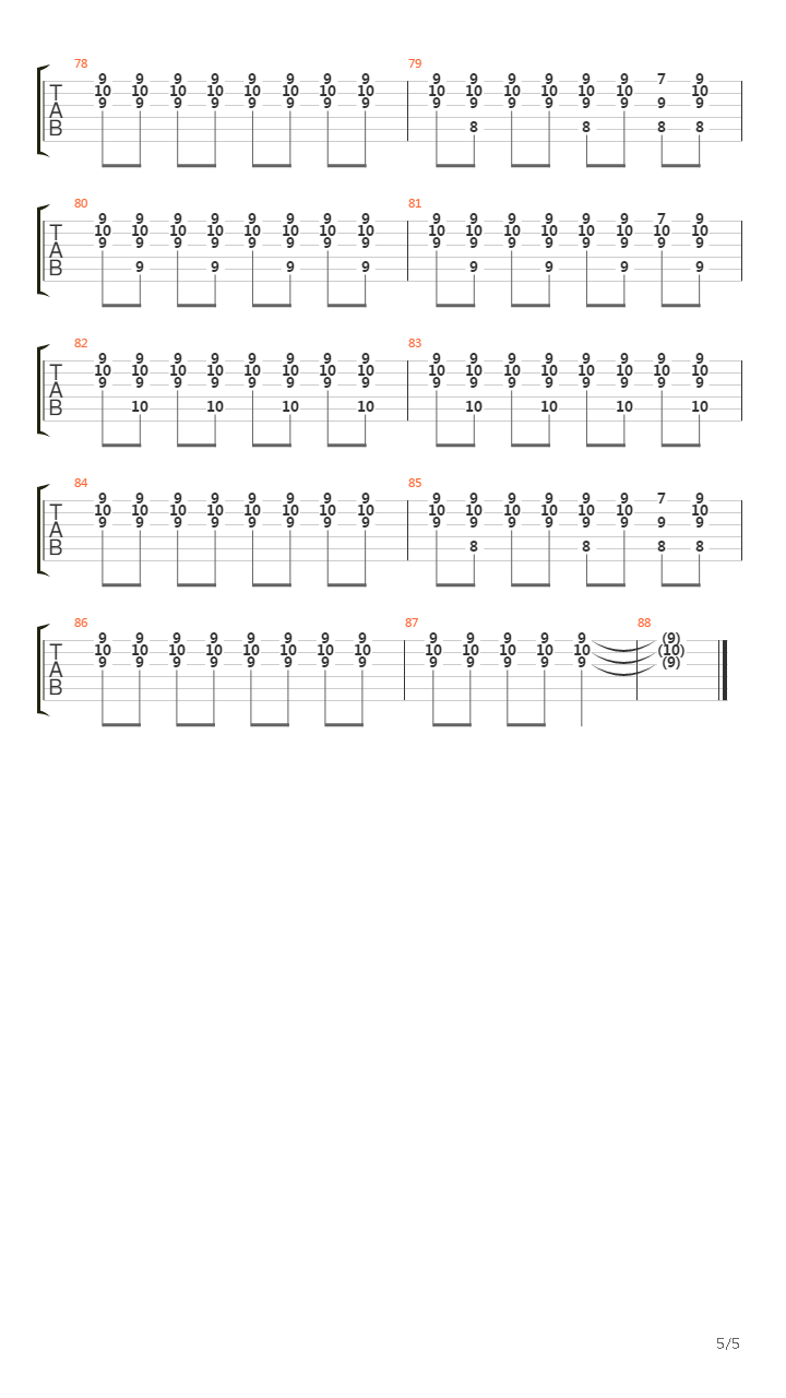 Fine Line吉他谱