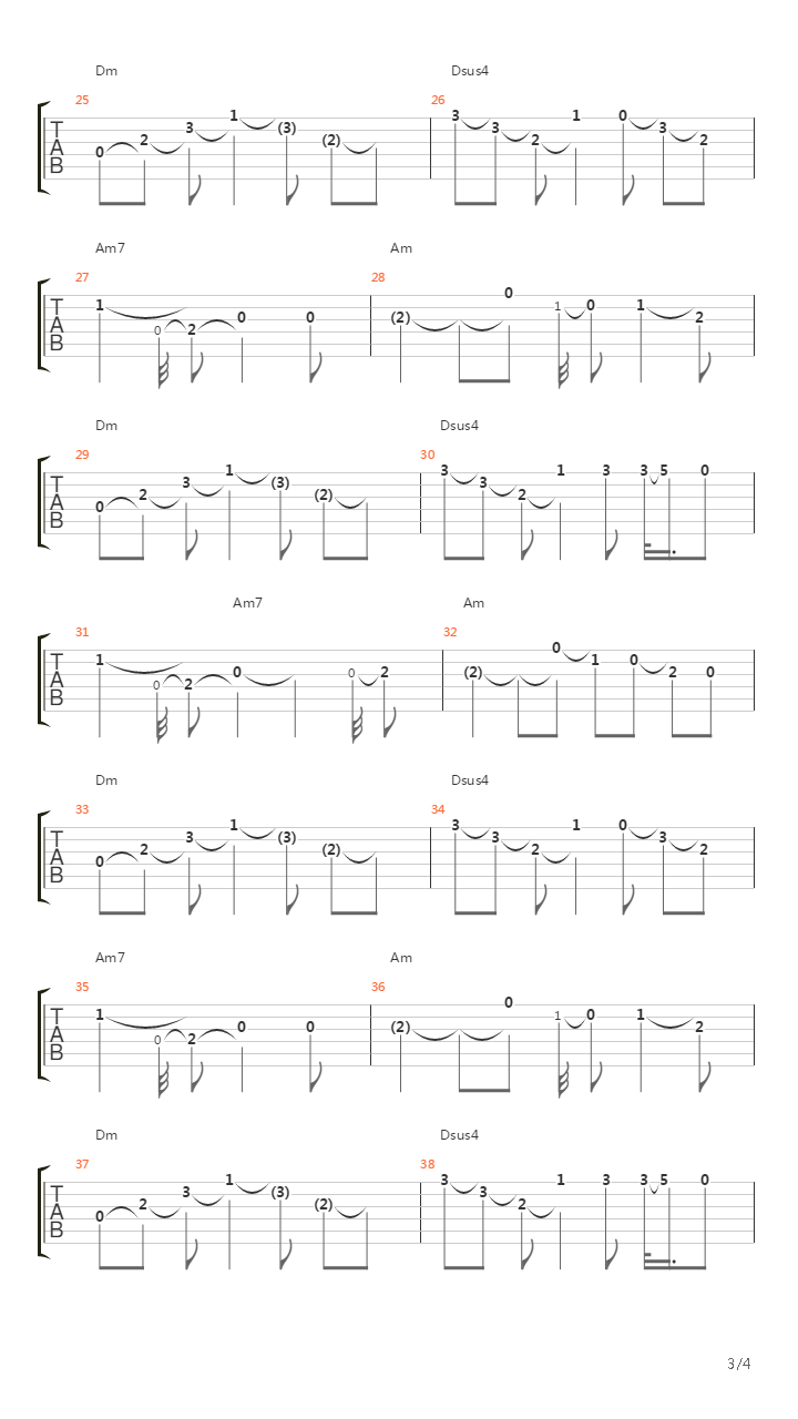 Indian Strings吉他谱