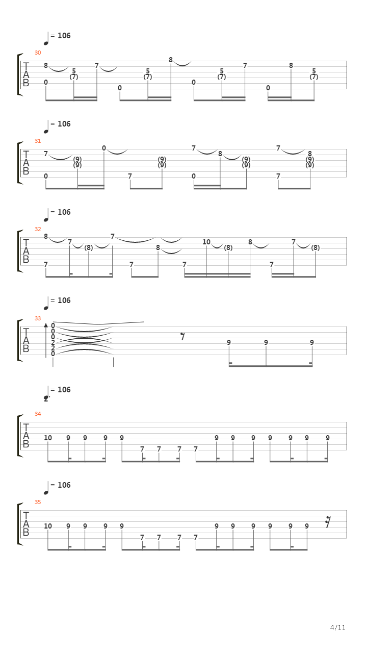 Ochi Chornya吉他谱