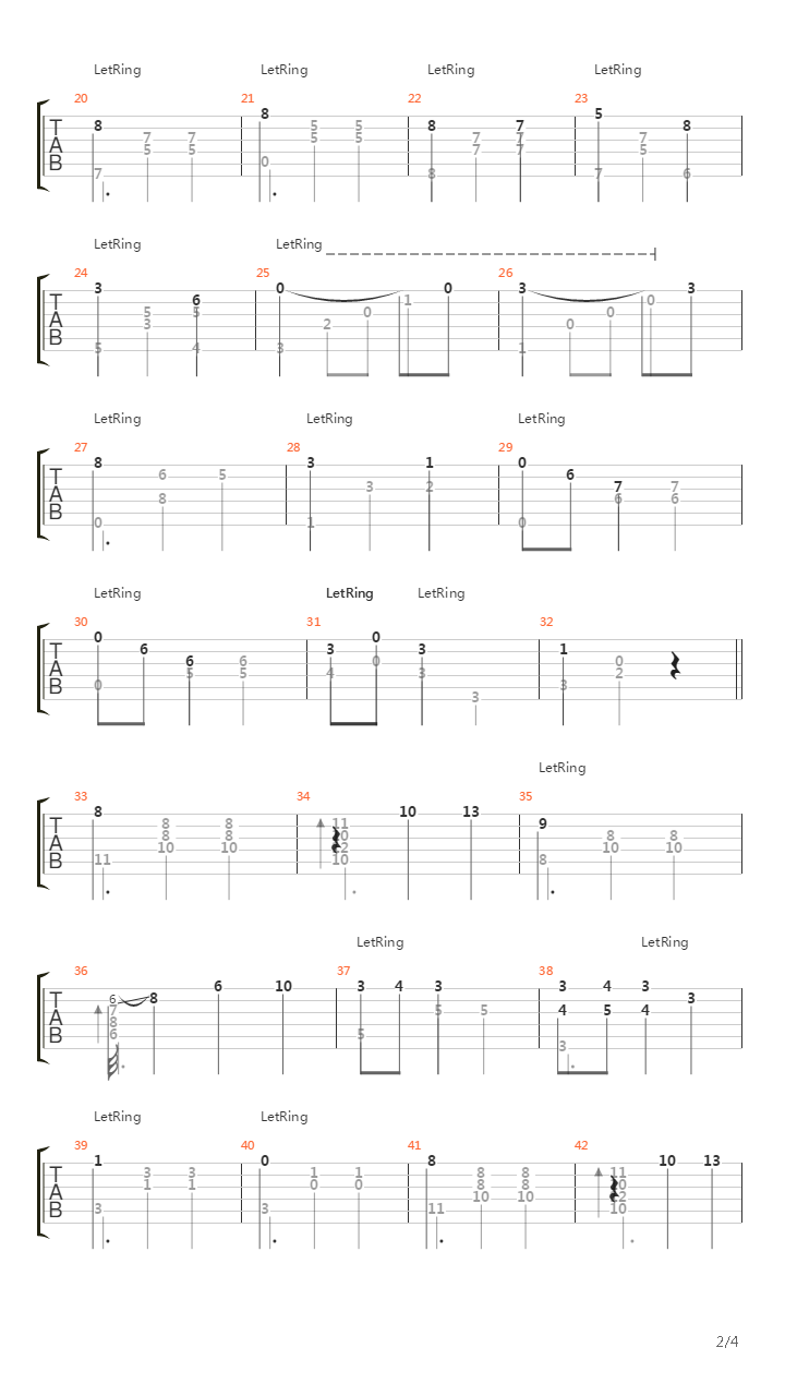 Waltz For The Lonely吉他谱