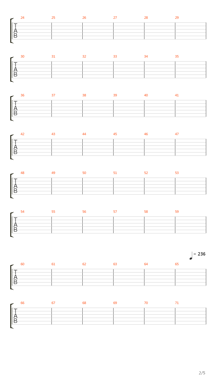 Empty吉他谱