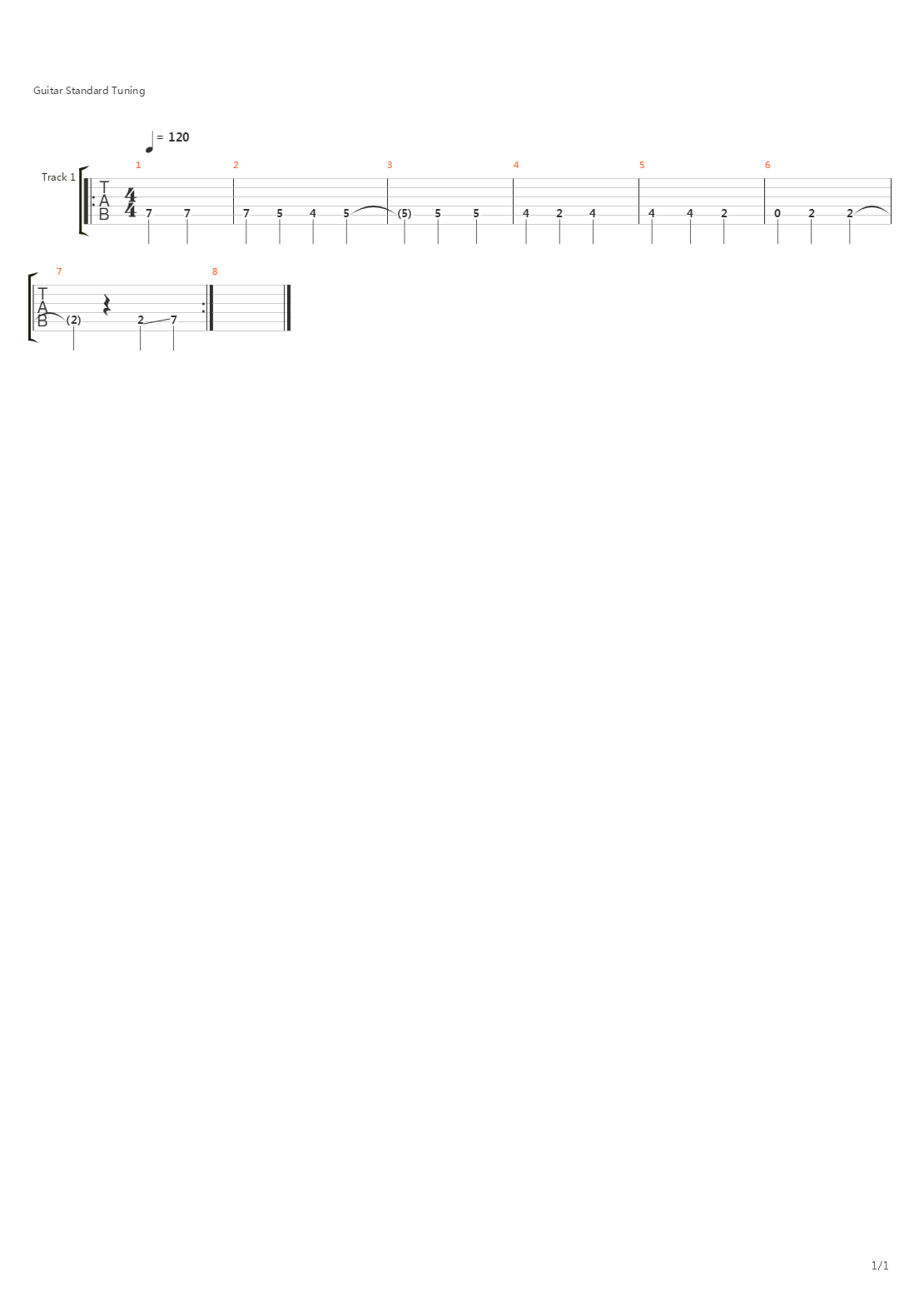 Width Of A Circle吉他谱