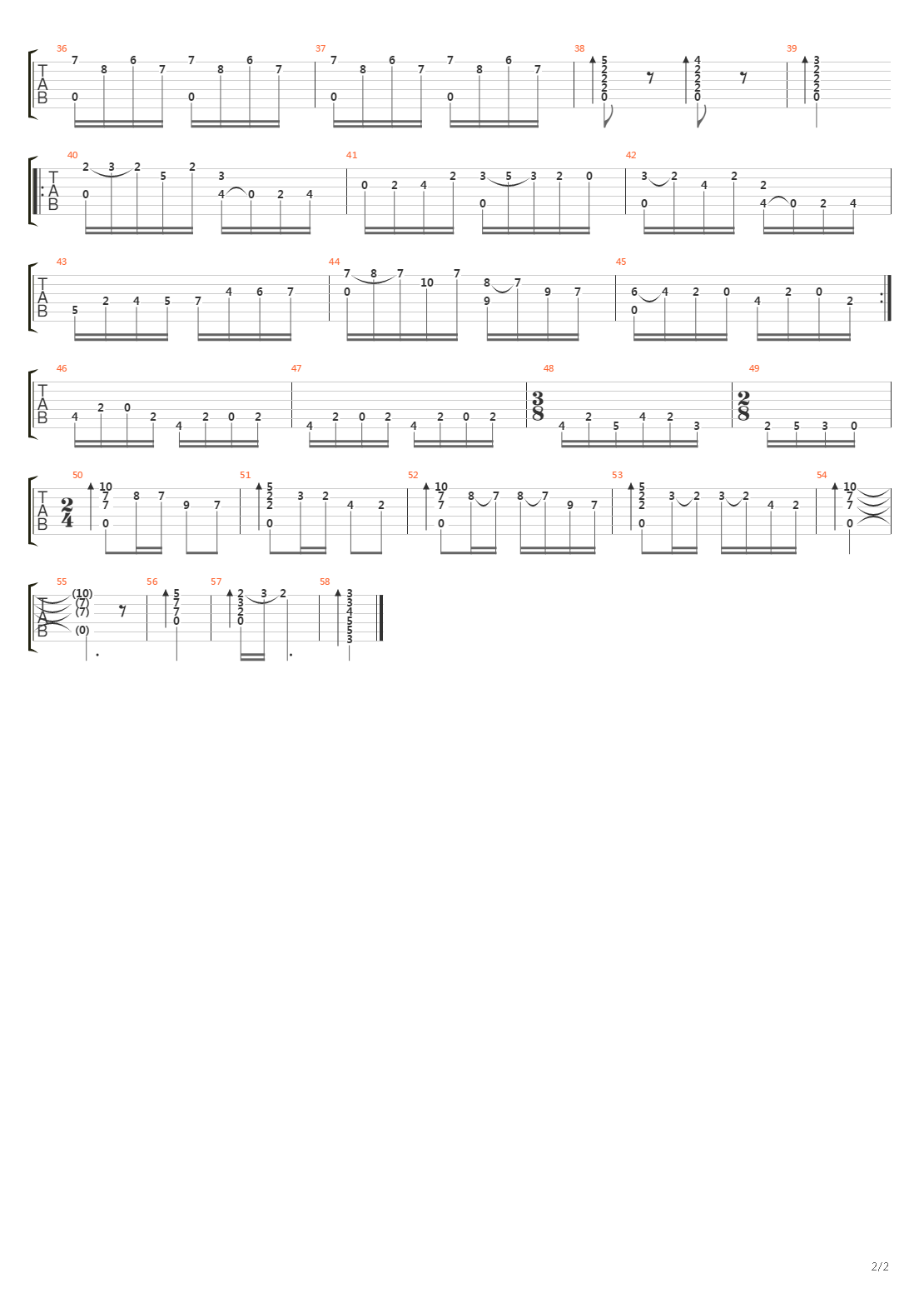 Study in G吉他谱