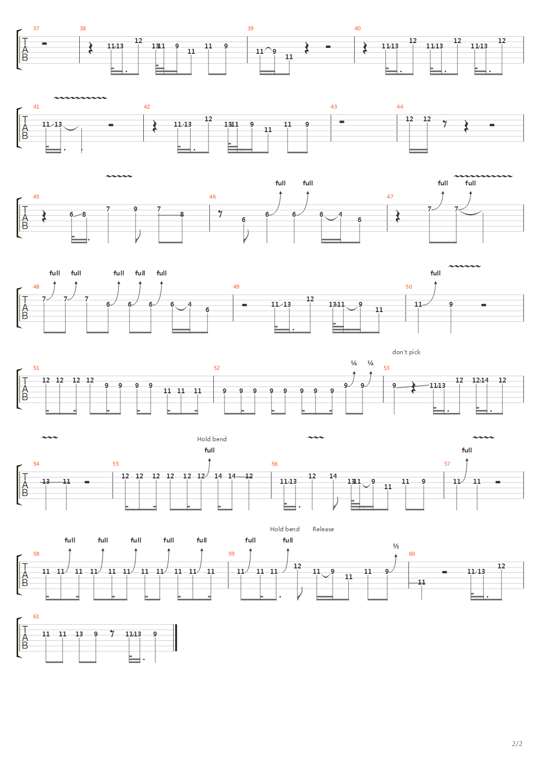 Crosstown Traffic吉他谱