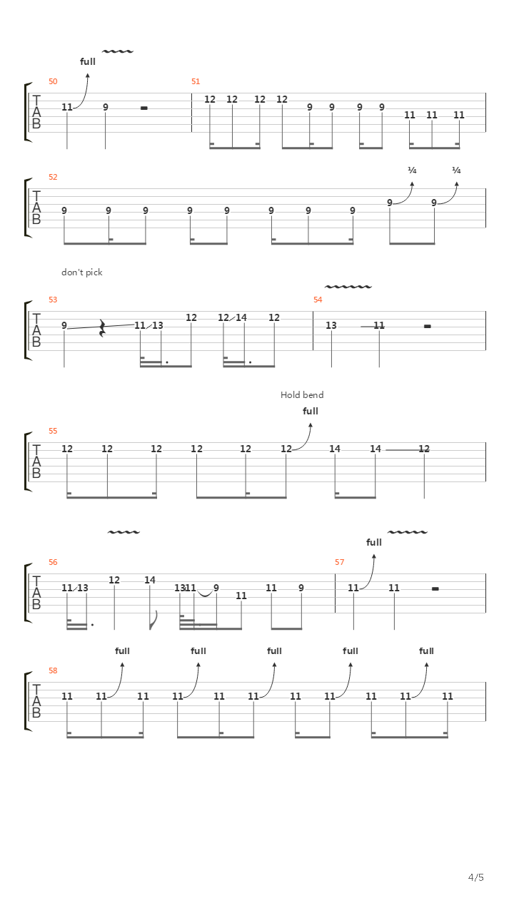 Crosstown Traffic吉他谱