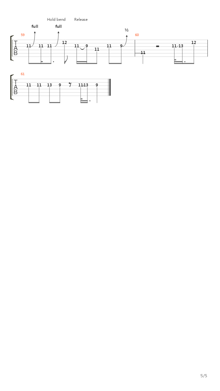 Crosstown Traffic吉他谱