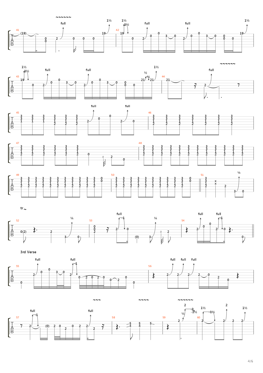 Hear My Train A Comin吉他谱