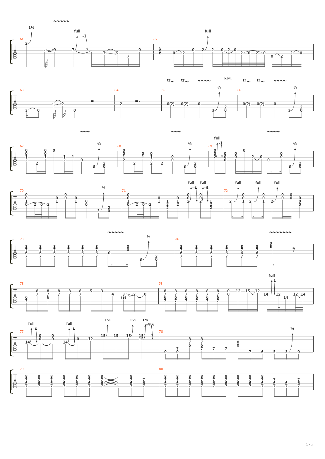 Hear My Train A Comin吉他谱