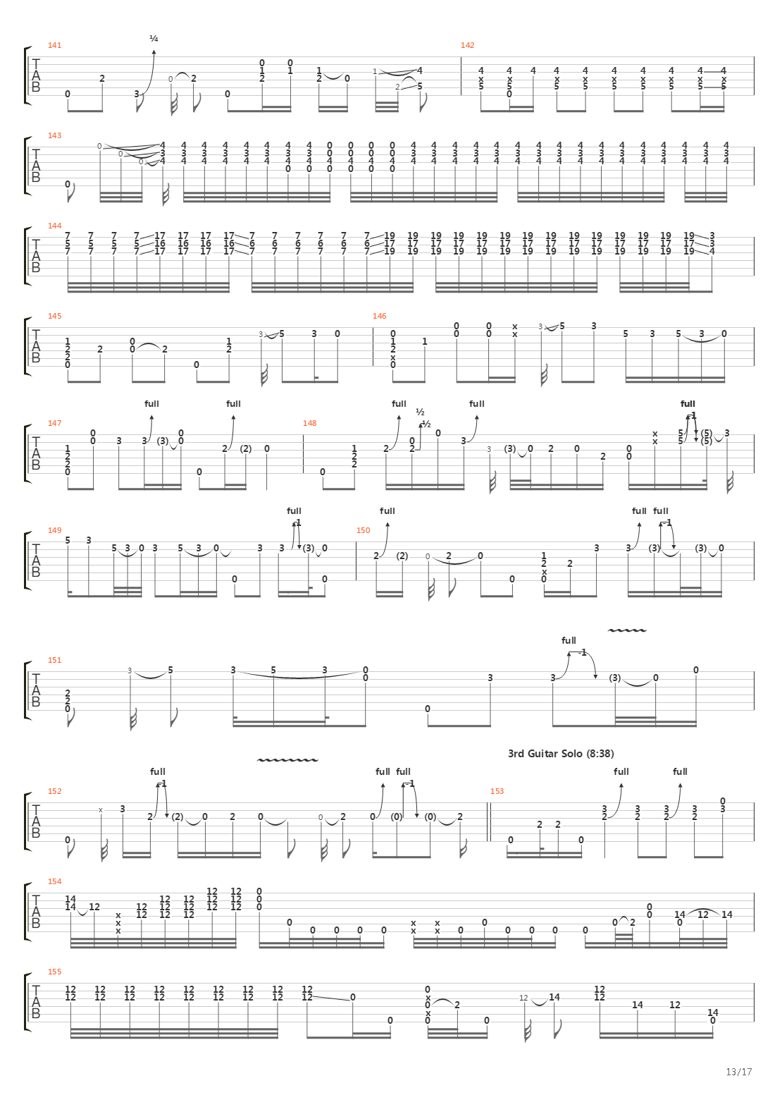 Machine Gun吉他谱