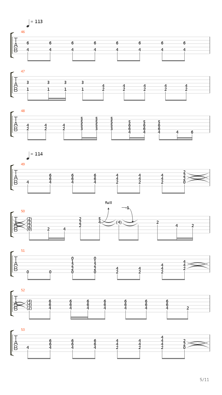 Valleys Of Neptune吉他谱