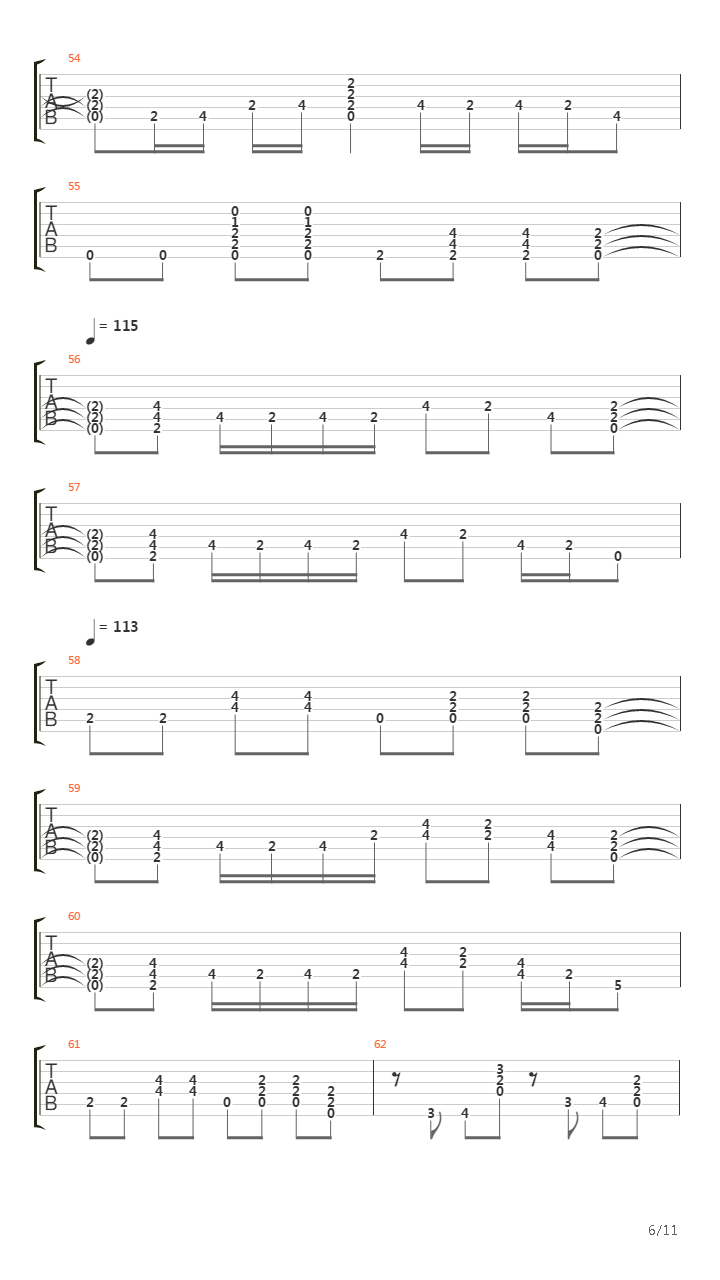 Valleys Of Neptune吉他谱