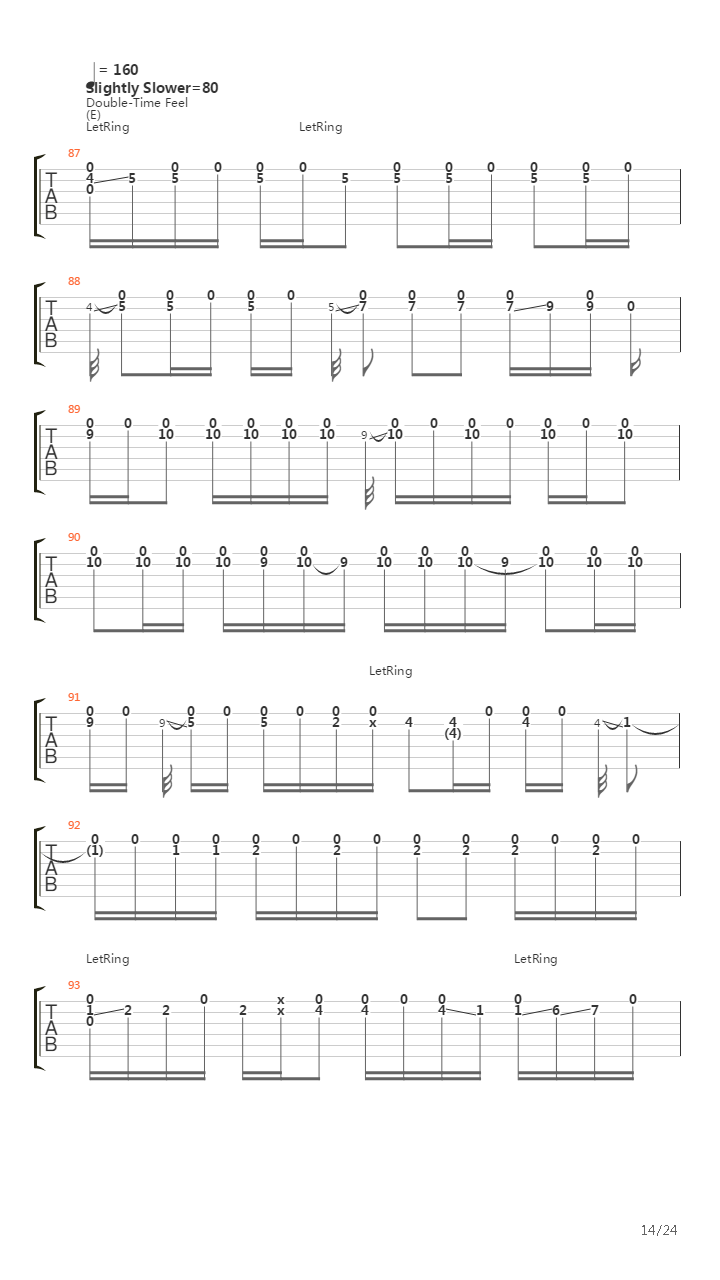 Woodstock Improvisation吉他谱