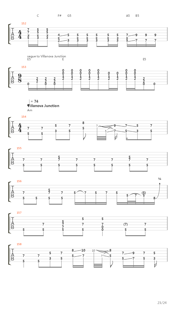 Woodstock Improvisation吉他谱