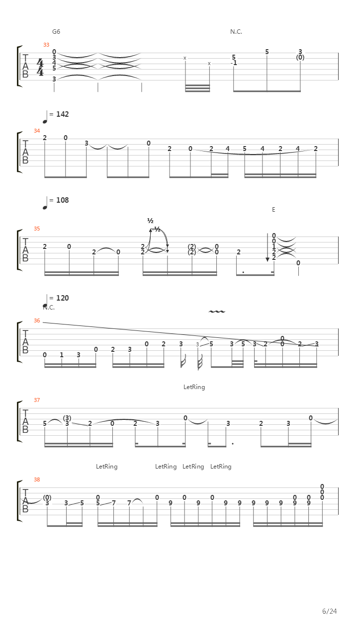 Woodstock Improvisation吉他谱