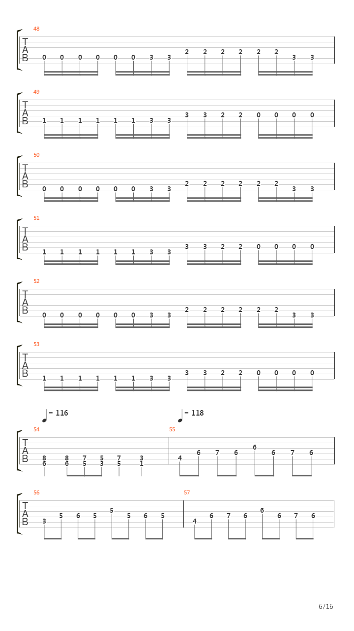 A Crescendo Of Passion Bleeding吉他谱