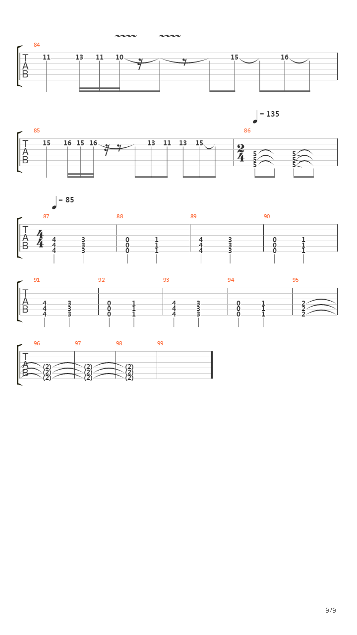 Nymphetamine吉他谱